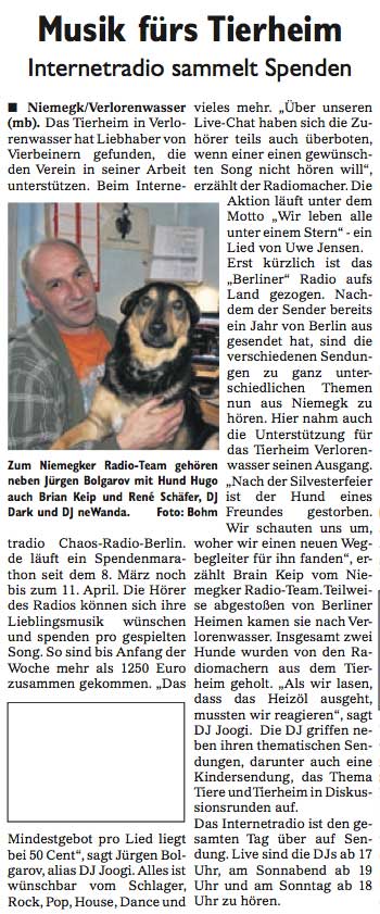 Wochenspiegel_Spendenmarathon